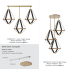 Hubbardton Forge 401321 Aspen Large LED Lantern