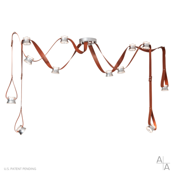 SNAPS Grande LED Suspension avec cônes métalliques