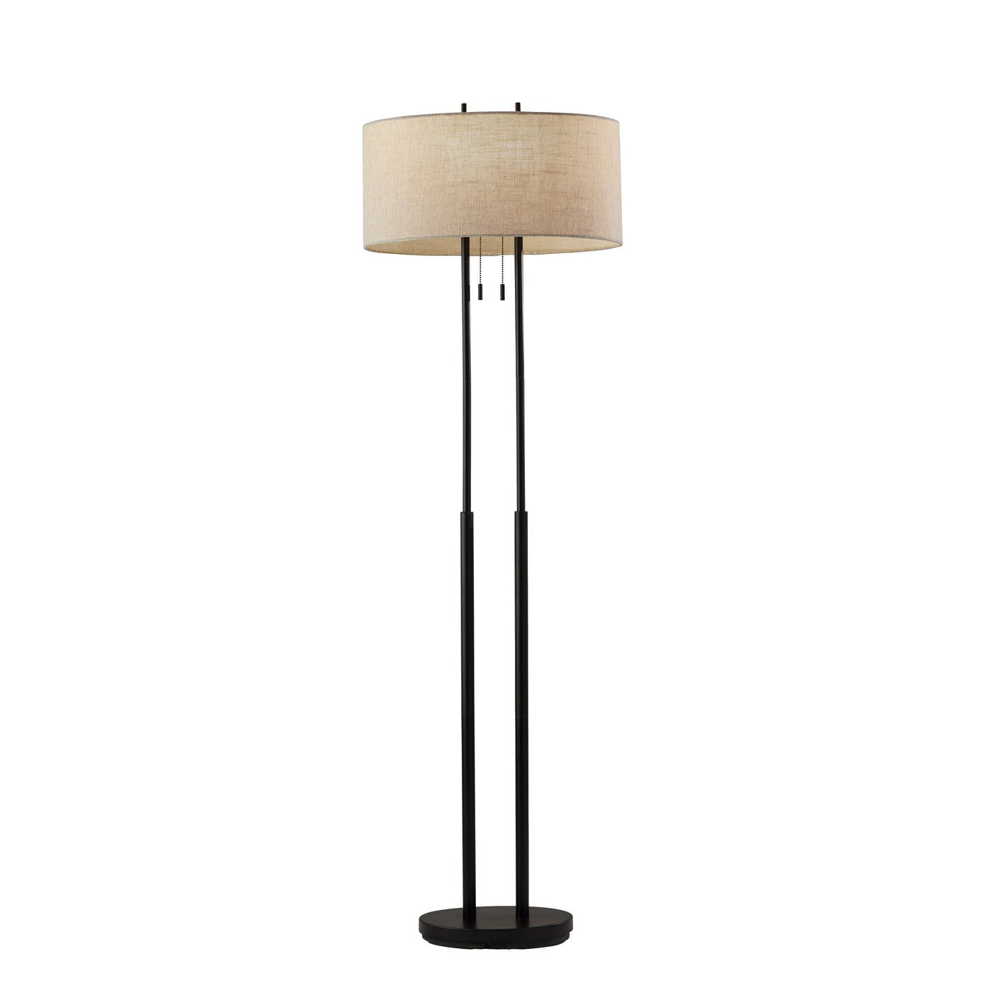 Adesso Home - 4016-26 - Two Light Floor Lamp - Duet - Antique Bronze