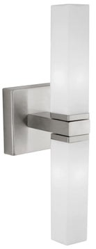 Eglo Canada - 88284A - Applique murale deux lumières pour salle de bain/meuble-lavabo - Palermo - Nickel mat