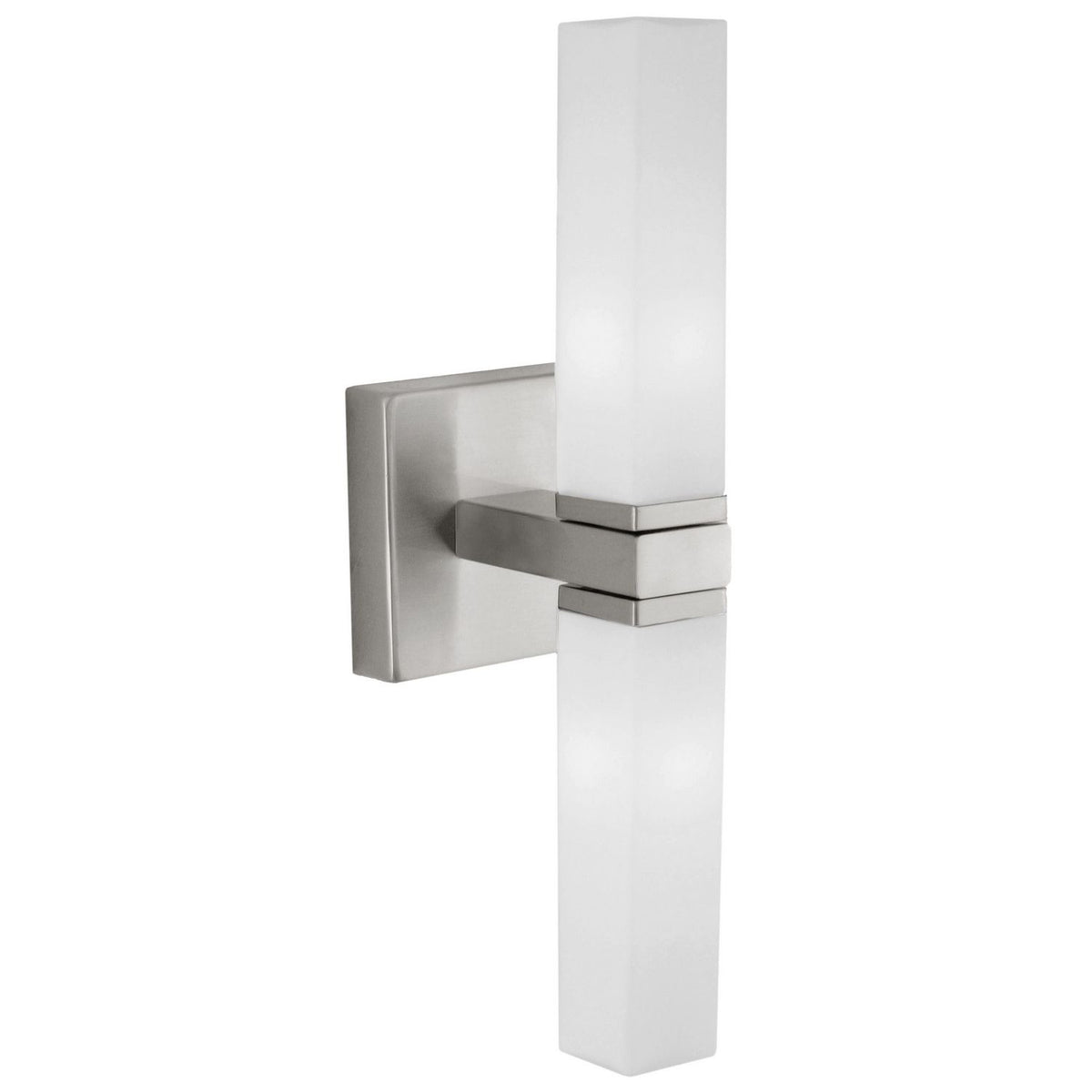 Eglo Canada - 88284A - Applique murale deux lumières pour salle de bain/meuble-lavabo - Palermo - Nickel mat