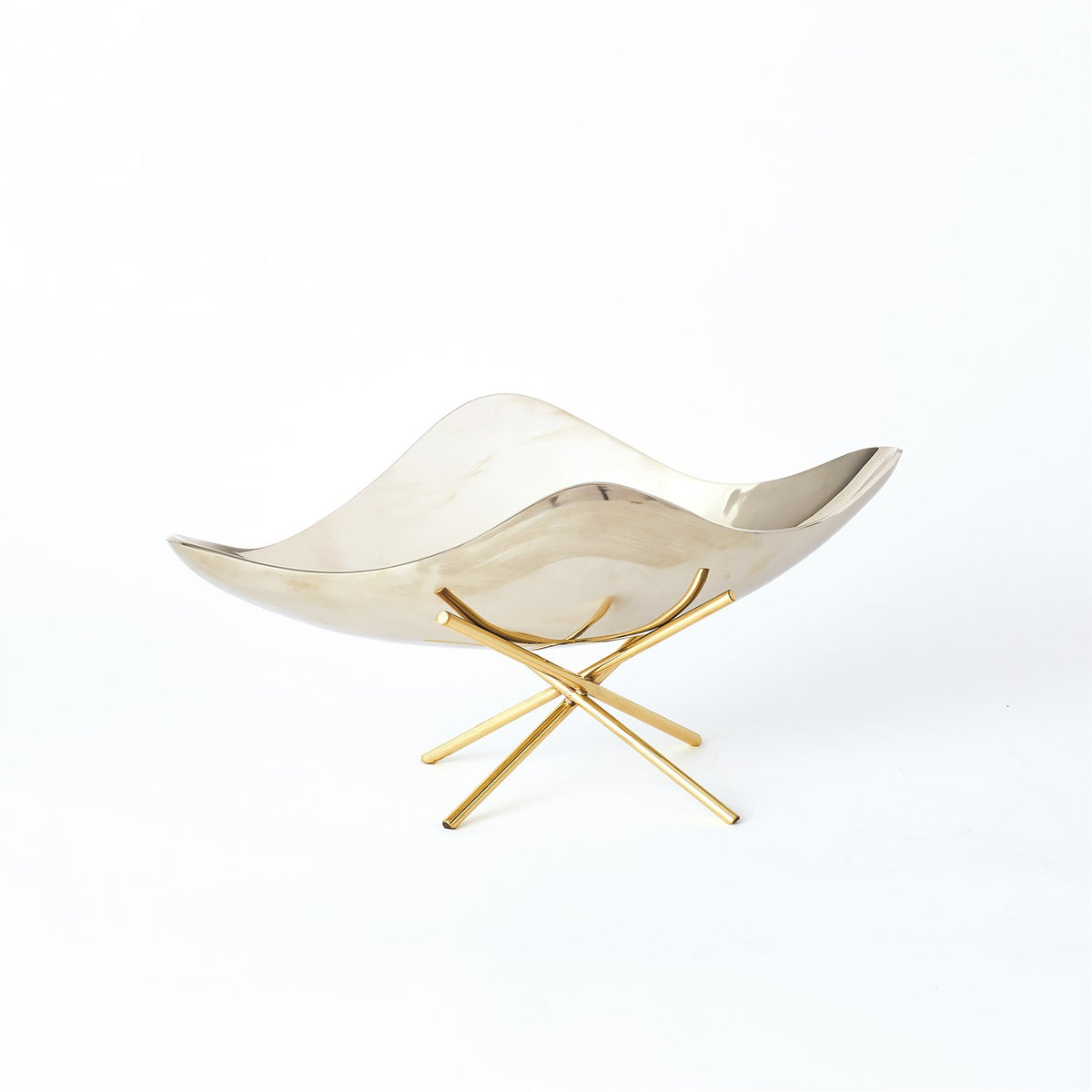 Thistle Decorative Bowl w/Brass Stand