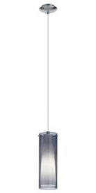 Eglo Canada - 90304A - Une lampe Suspension - Pinto Nero - Nickel mat