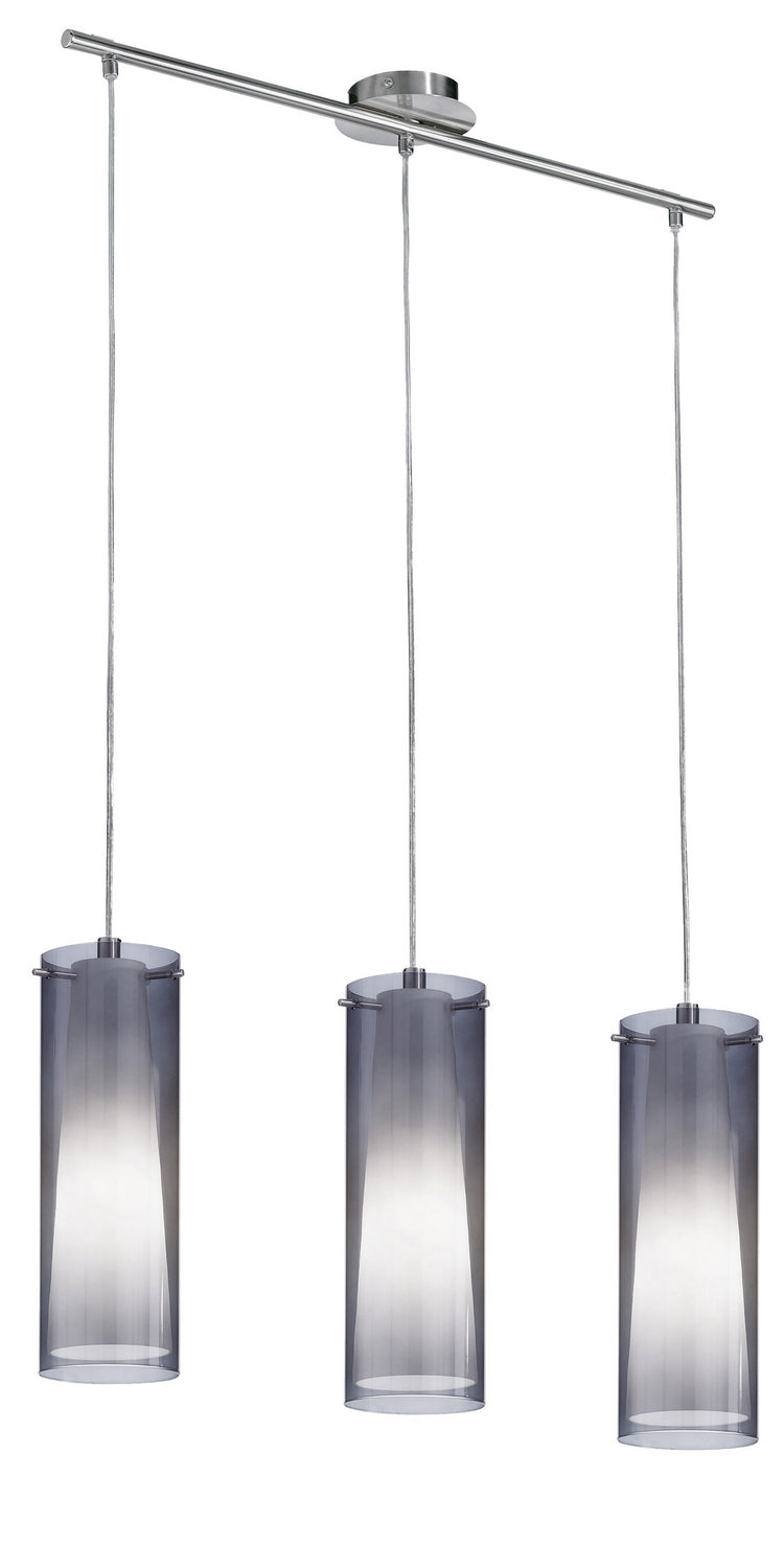 Eglo Canada - 90305A - Three Light Linear Pendant - Pinto Nero - Matte Nickel