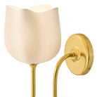 Fredrick Ramond FR46302UB Verity Porcelain Sconce in Unlacquered Brass