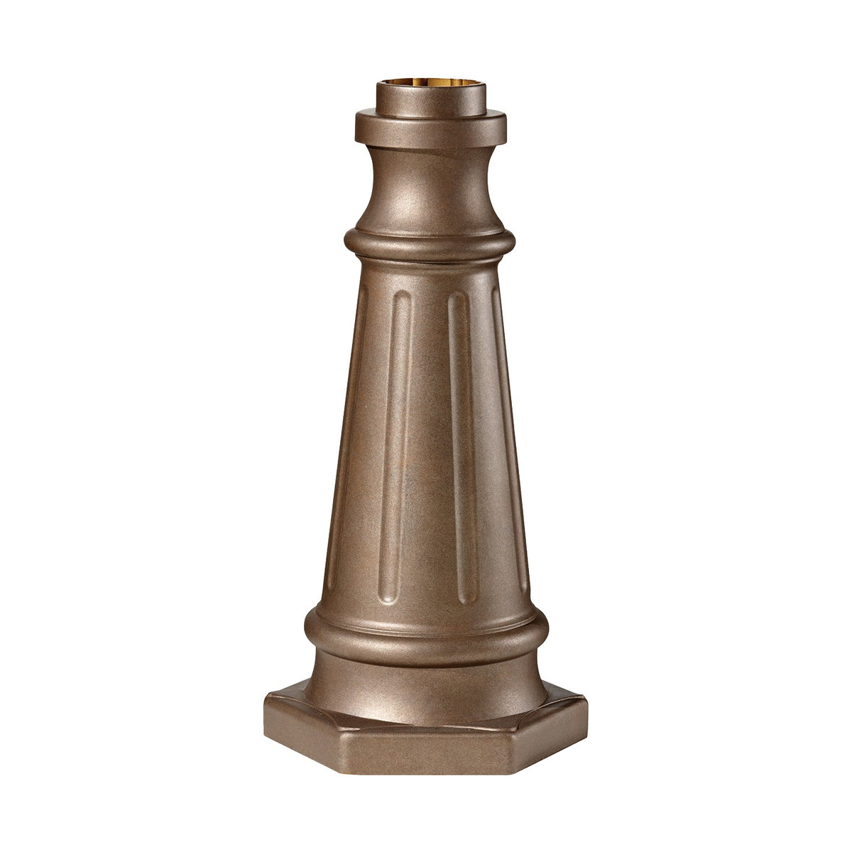 Generation Lighting Canada - POSTBASE CB - Postbase - Outdoor Post Base - Corinthian Bronze