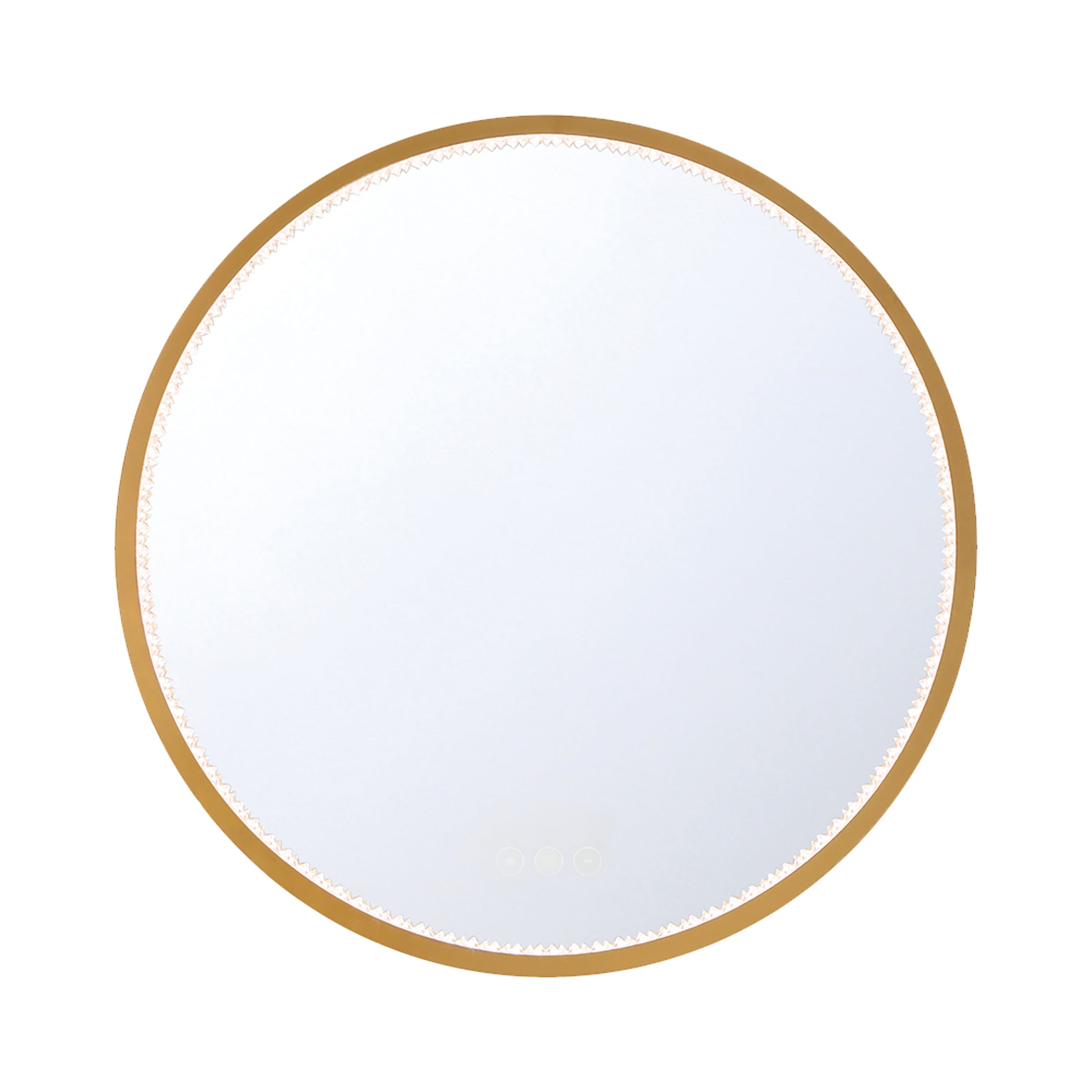 Eurofase 48094-023 Cerissa LED Round Mirror in Gold