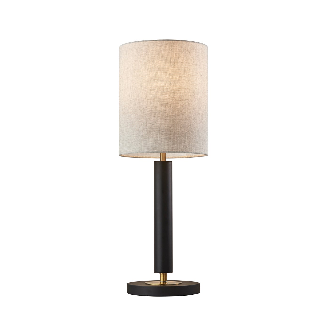 Adesso Home - 4173-01 - Table Lamp - Hollywood - Black W. Antique Brass Accents