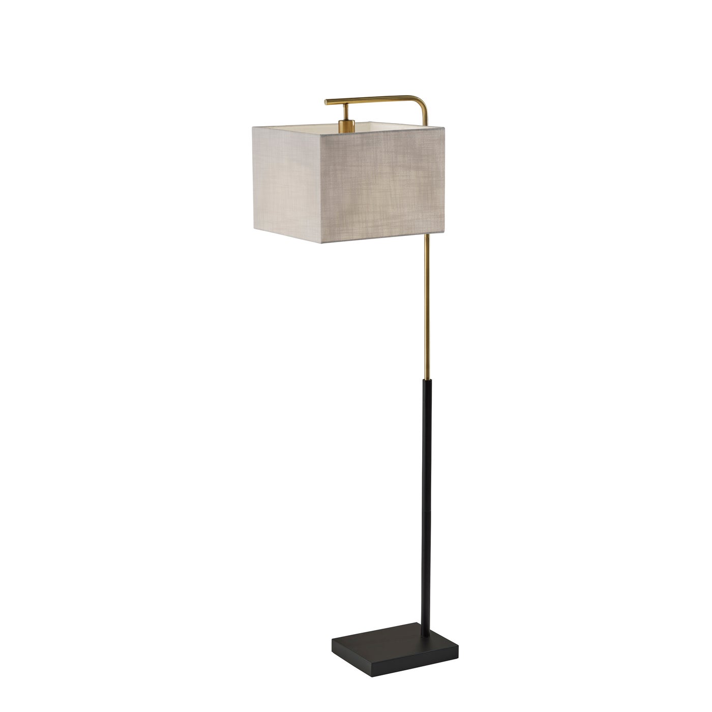 Adesso Home - 4183-21 - Floor Lamp - Flora - Black & Antique Brass