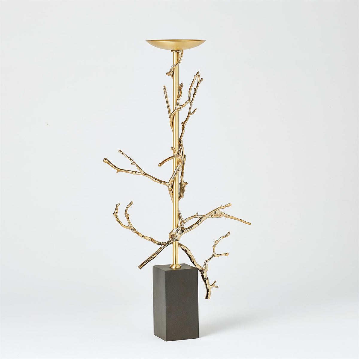 Bougeoir en forme de brindille