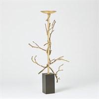 Bougeoir en forme de brindille