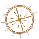 Fredrick Ramond FR41926DA Seraphina Drum Chandelier in Distressed Brass
