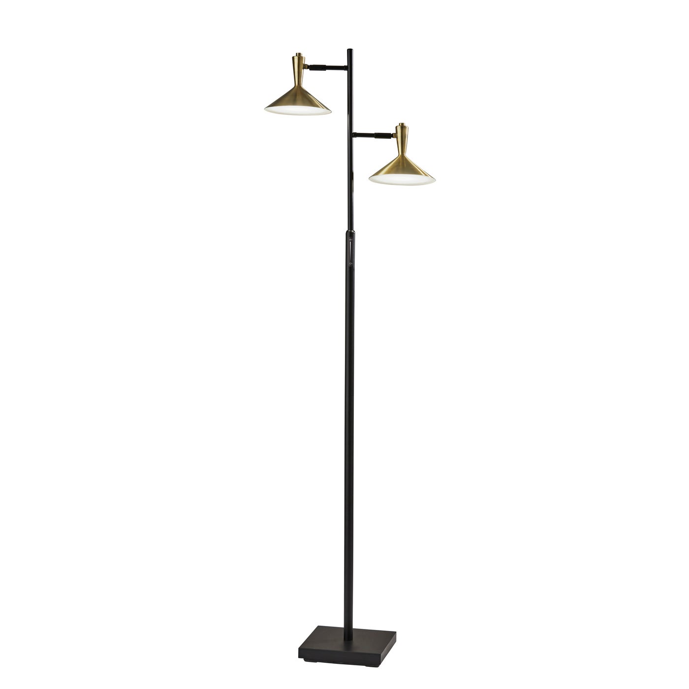 Adesso Home - 4264-01 - LED Tree Lamp - Lucas - Black W. Antique Brass