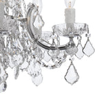 Crystorama - 4476-CH-CL-SAQ - Mini lampe à cinq lumières Suspendu - Maria Theresa - Chrome poli