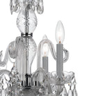 Crystorama - 5044-CH-CL-MWP - Mini lampe à trois lumières Suspendu - Cristal traditionnel - Chrome poli