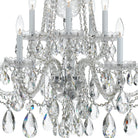 Crystorama - 1110-CH-CL-MWP - Dix Lumières Suspendu - Cristal traditionnel - Chrome poli