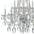 Crystorama - 1110-CH-CL-MWP - Dix Lumières Suspendu - Cristal traditionnel - Chrome poli