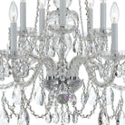 Crystorama - 1130-CH-CL-S - Dix Lumières Suspendu - Cristal traditionnel - Chrome poli