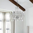Crystorama - 1130-CH-CL-S - Dix Lumières Suspendu - Cristal traditionnel - Chrome poli