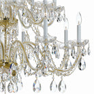 Crystorama - 1139-PB-CL-MWP - 16 Lumières Suspendu - Cristal traditionnel - Laiton poli