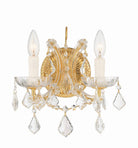 Crystorama - 4472-GD-CL-S - Deux lumières Murale - Marie-Thérèse - Or