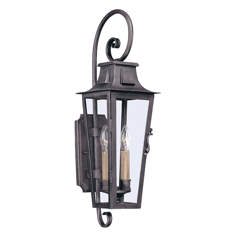 Troy Lighting Canada - B2962-APW - Two Light Wall Lantern - Parisian Square - Aged Pewter