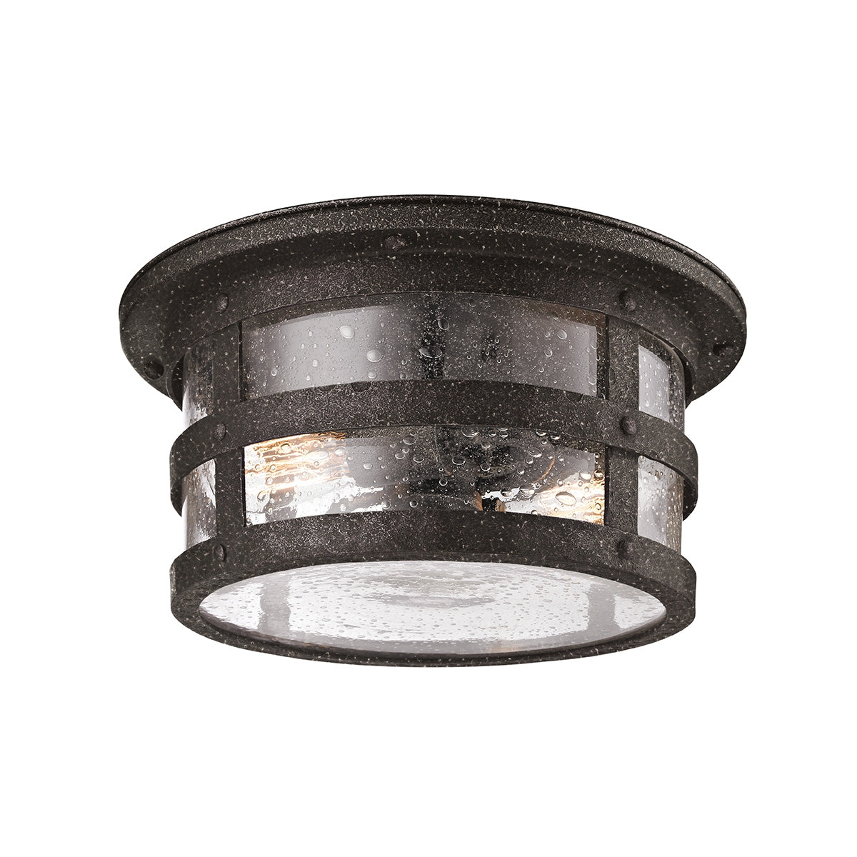 Troy Lighting Canada - C3310-APW - Two Light Flush Mount - Barbosa - Aged Pewter
