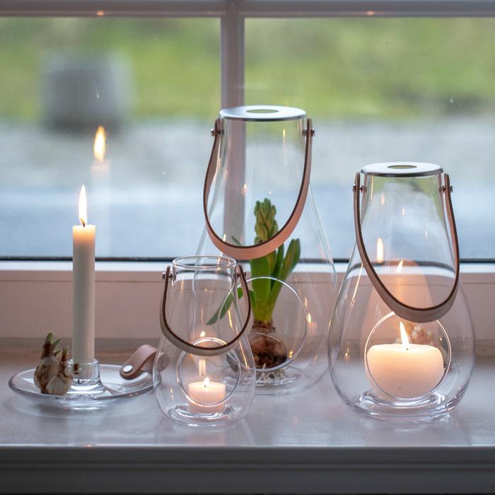 Holmegaard 4343502 Lanterne Design With Light transparente