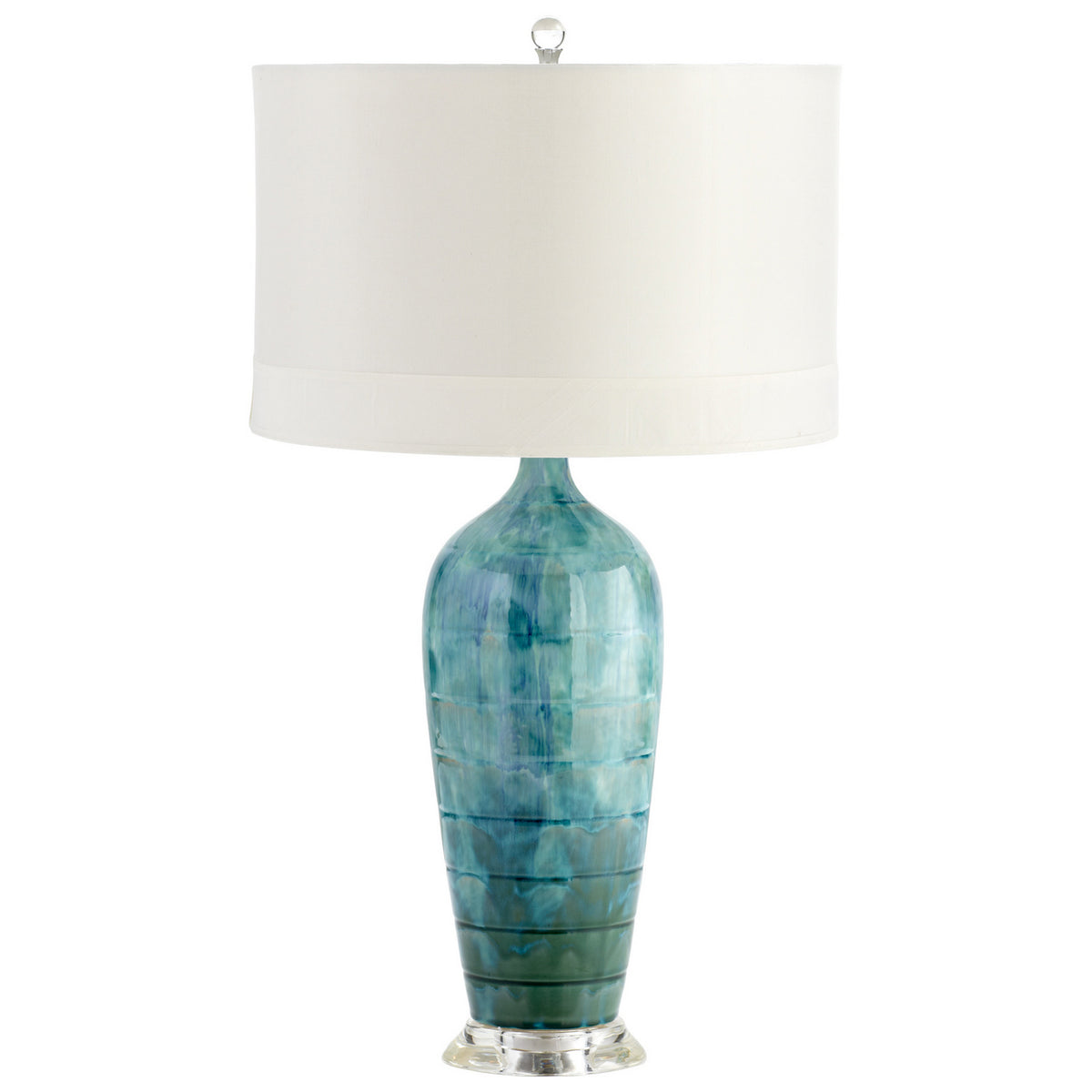 Cyan Canada - 05212 - One Light Table Lamp - Elysia - Blue Glaze