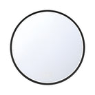 Eurofase 48094-016 Cerissa LED Round Mirror in Black