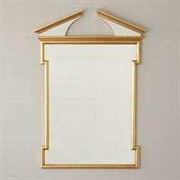 Miroir à fronton brisé