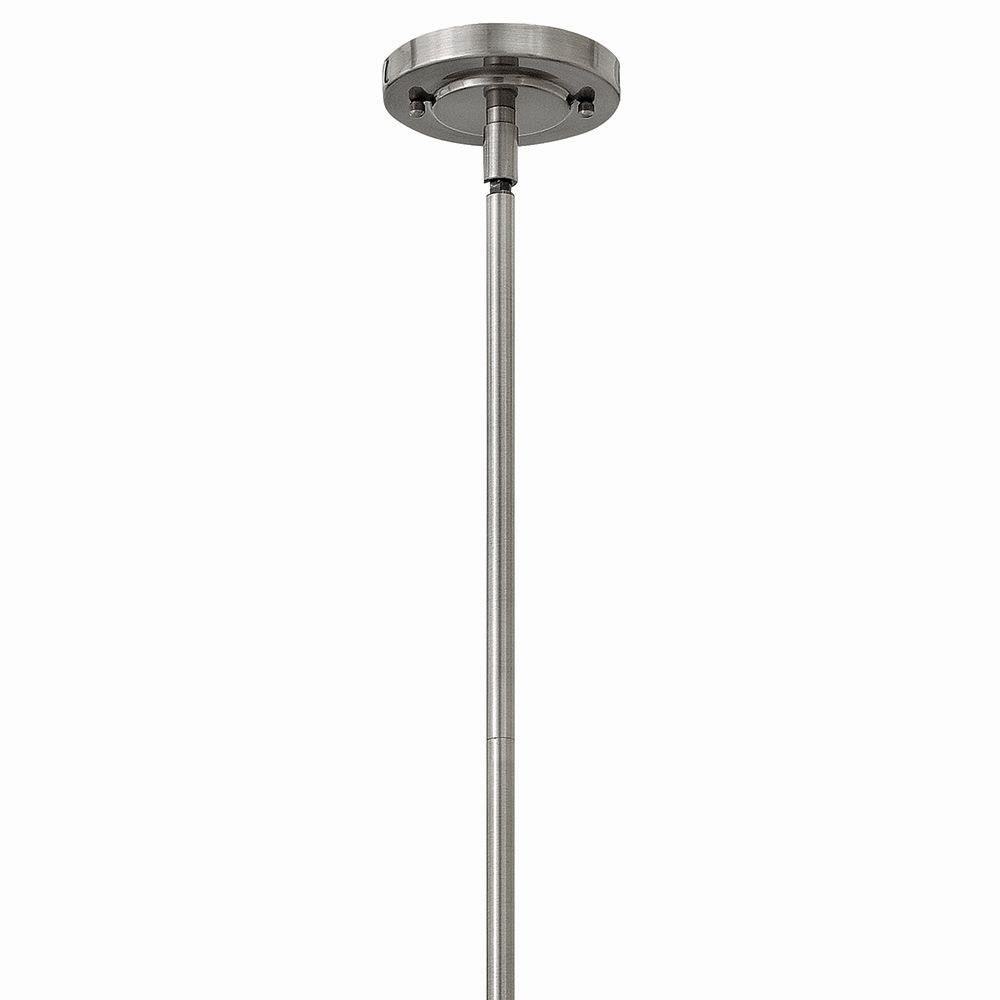 Luminaire Hinkley Lighting 4512PL, tige de 30,5 cm (12 po), finition nickel antique poli