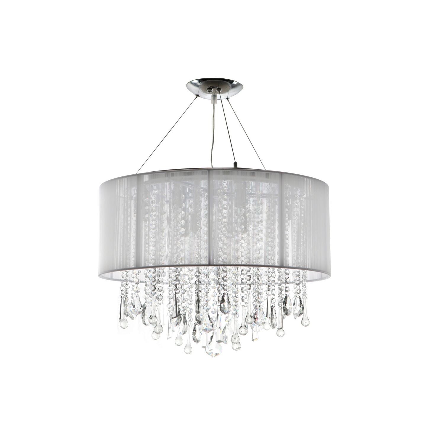 Avenue Lighting - HF1500-WHT - LED Dual Sconce - Beverly Dr. - White Silk String