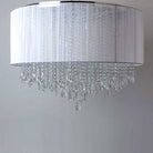 Éclairage Avenue - HF1500-WHT - Applique double LED - Beverly Dr. - Cordon en soie blanche