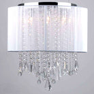 Avenue Lighting - HF1501-WHT - Applique double LED - Beverly Dr. - Cordon en soie blanche