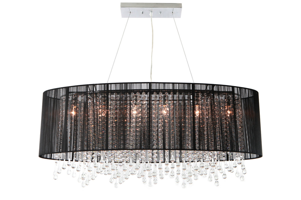 Avenue Lighting - HF1503-BLK - Applique double à six lumières - Beverly Dr. - Cordon en soie noire