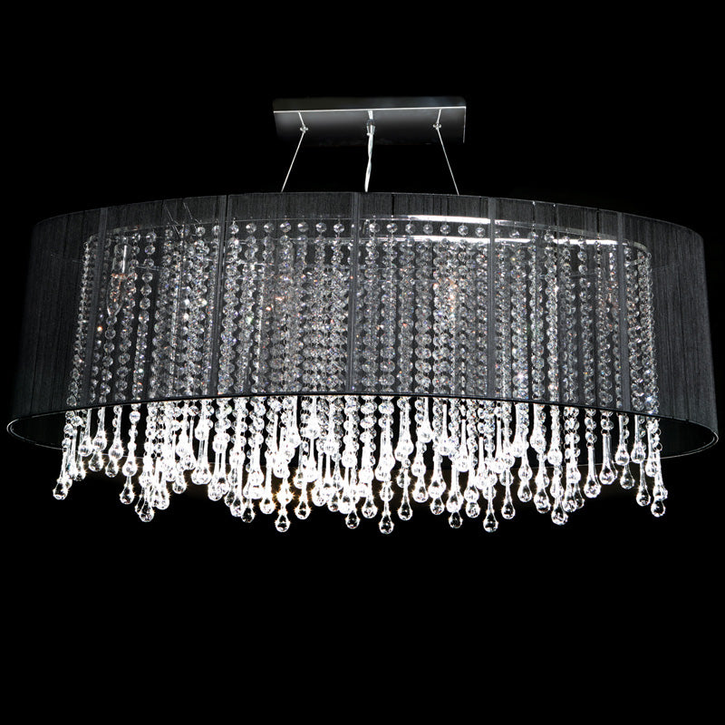 Avenue Lighting - HF1503-BLK - Applique double à six lumières - Beverly Dr. - Cordon en soie noire