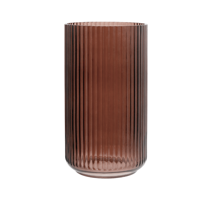 Lyngby Porcelæn 201484 Lyngby Vase in Chocolate