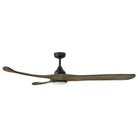 Luminaire intelligent à DEL Hinkley Lighting 903872FDB-LDD Swell Ventilateur  Noir mat / Bois flotté
