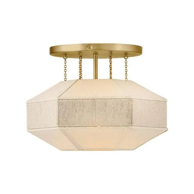 Hinkley Canada - 47493LCB - LED Semi-Flush Mount - Lyla - Lacquered Brass