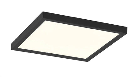 Eurofase 47524-026 Troy 5-CCT LED Square Flush Mount in Matte Black