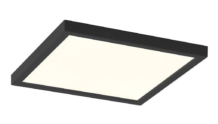 Eurofase 47525-023 Troy 5-CCT LED Square Flush Mount in Matte Black