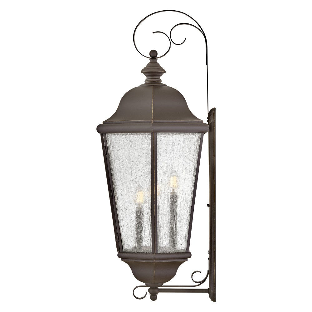 Lanterne murale Hinkley Lighting Edgewater 1679OZ en bronze huilé