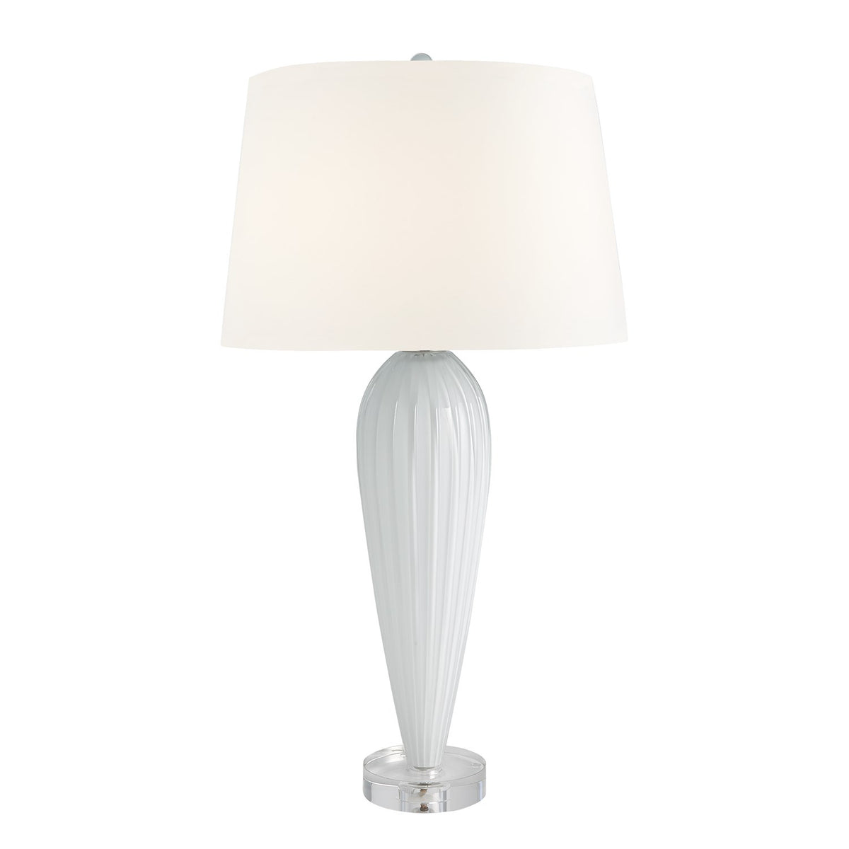 Lampe en verre en forme de larme