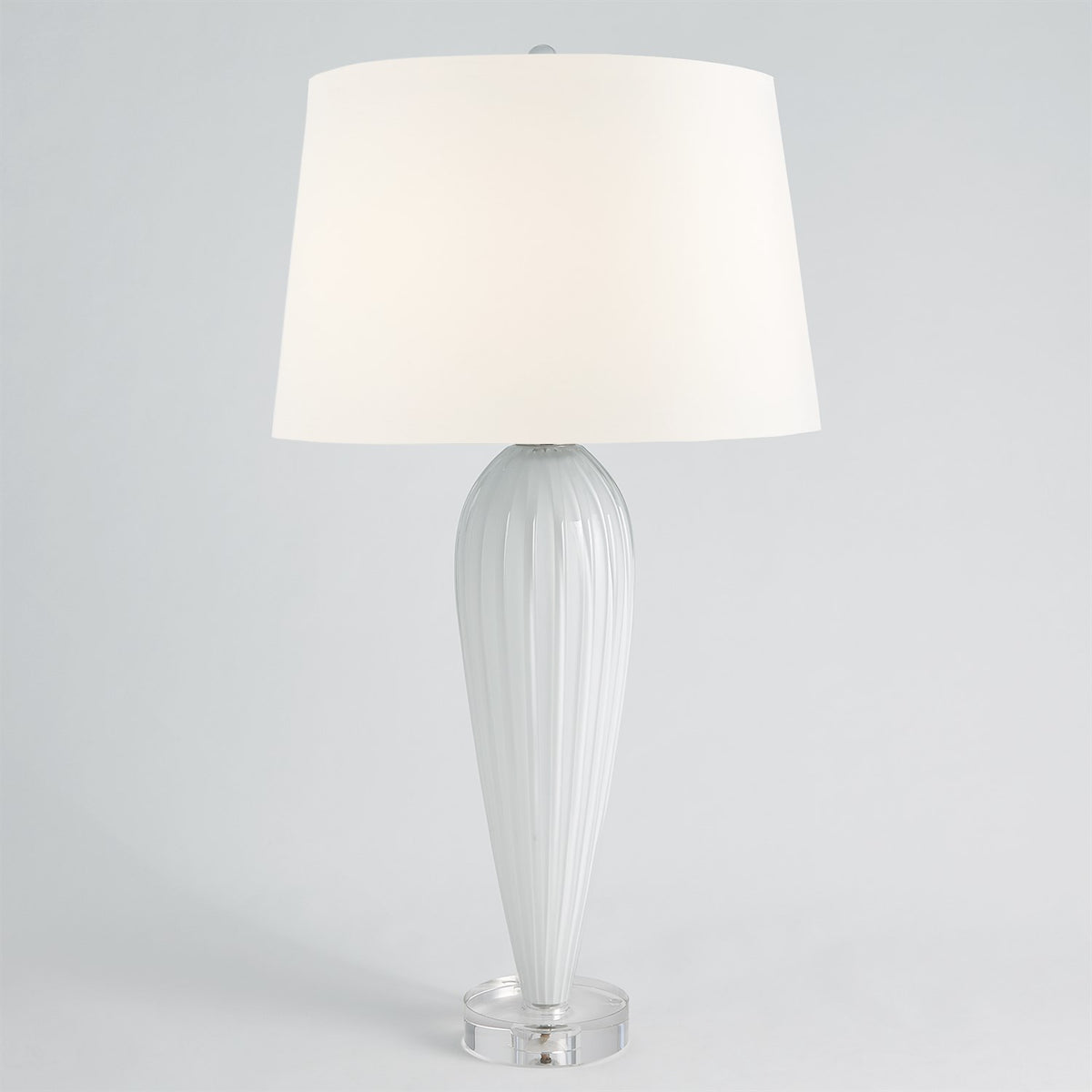 Lampe en verre en forme de larme