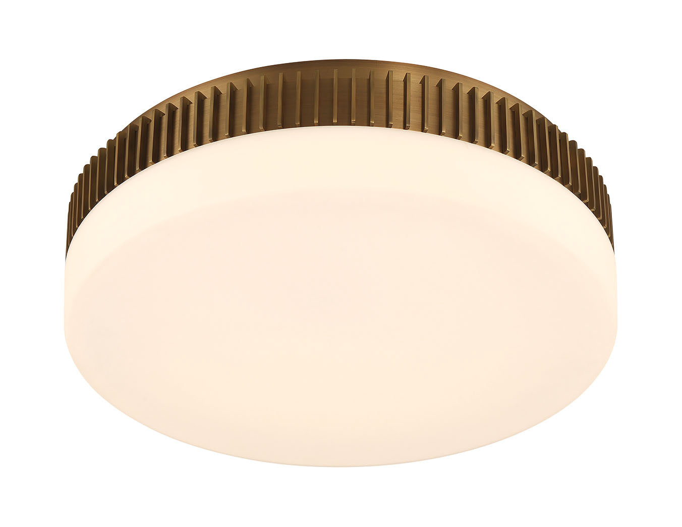 Eurofase 49914-016 Purgos LED Flush Mount in Antique Brass