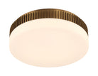Eurofase 49914-016 Purgos LED Flush Mount in Antique Brass