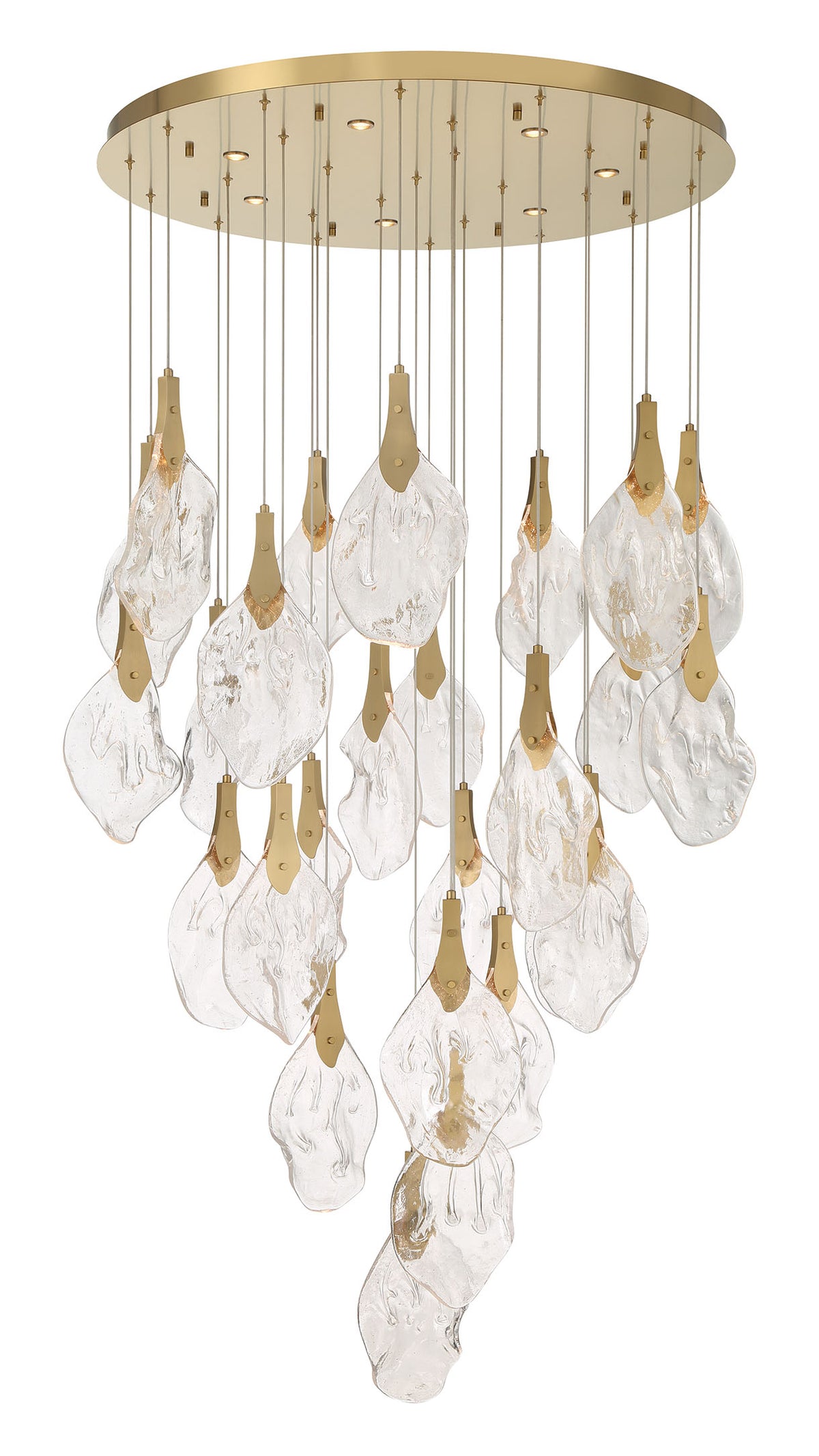 Eurofase 49920-024 Jateo LED Multi-Light Pendant in Gold