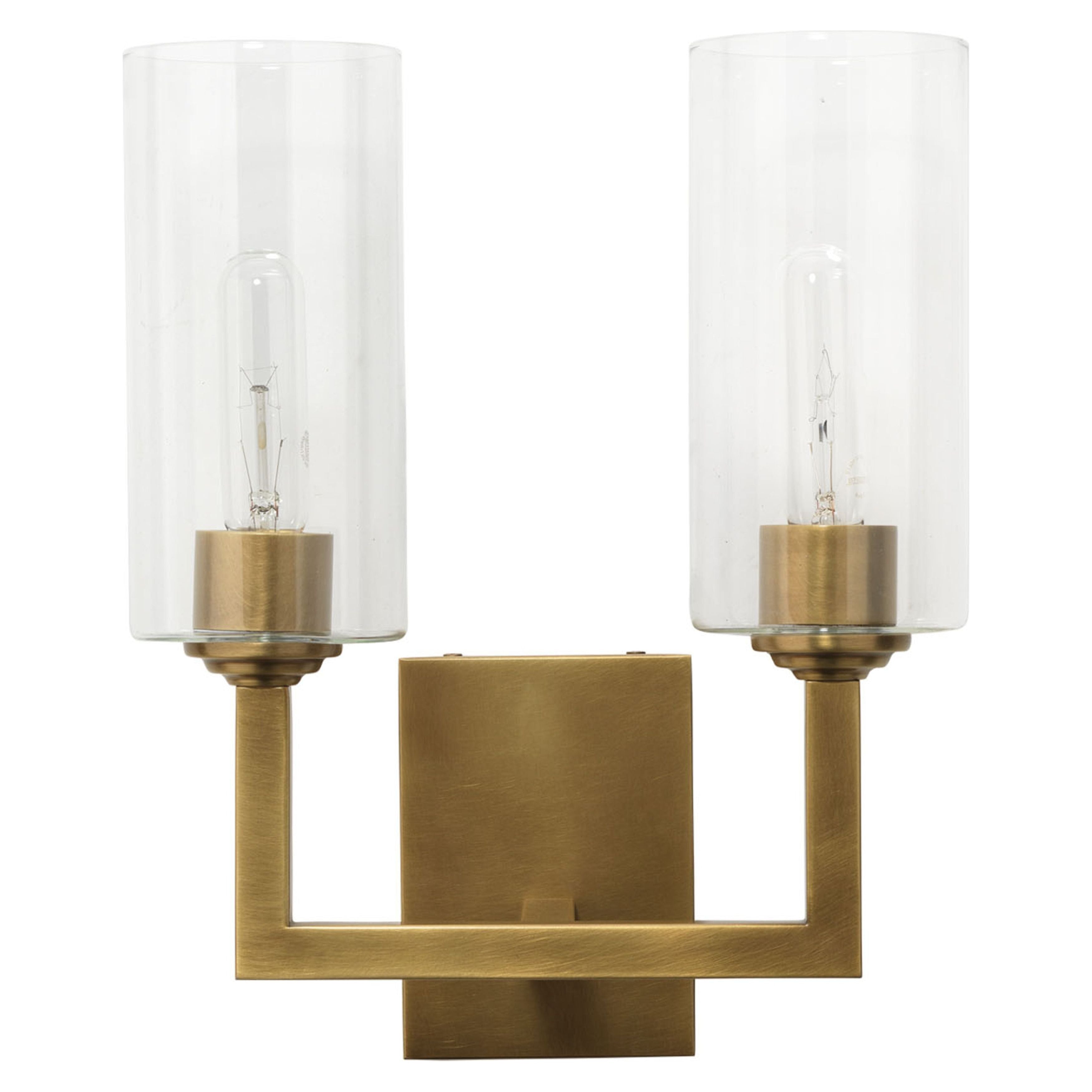 Jamie Young Company - 4LINE-DBAB - Linear Double Wall Sconce - Linear - Antique Brass