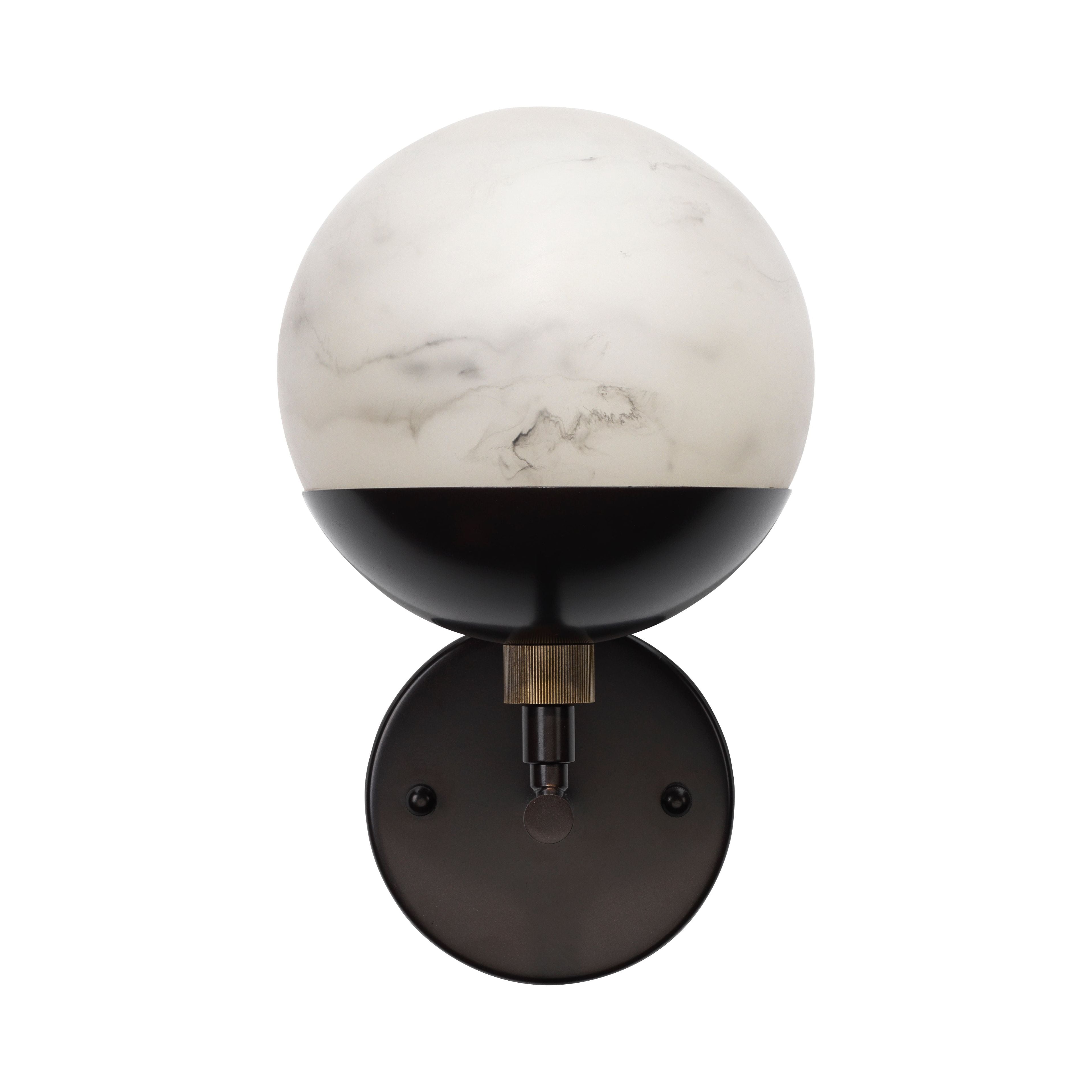 Jamie Young Company - 4METR-SCOB - Metro Wall Sconce -  - White, Oil Rubbed Bronze